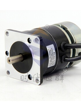 24V直流无刷电机驱动器套装57款60W100W150W180W马达断电抱闸刹车