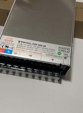 新星PDF-600-24 36V/48V 大功率主动PFC工业工控激光设备开关电源