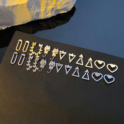 简约耳钉geometriceangs