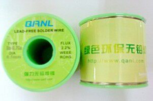 强力qnal ROSH无铅焊锡丝 Sn99.3 Cu0.7 1.0mm高亮度焊锡丝