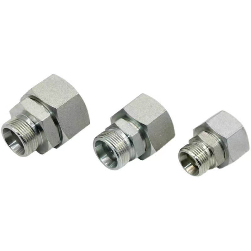 2C/2D接头永华标准液压油管变径卡套接头24度锥内外丝活接头直通