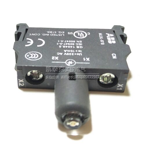 ABB指示灯座MLBL-01BR MLBL-04AL MLBL-07BR MLBL-07BL 底部安装
