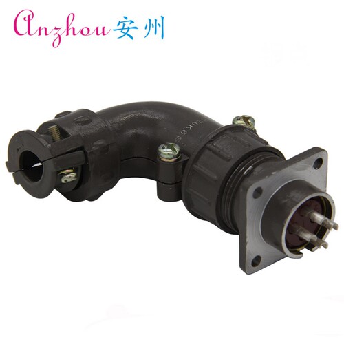 P20 5芯 25A 航空插头 连接器 P20K9S P20J9A 正装弯头