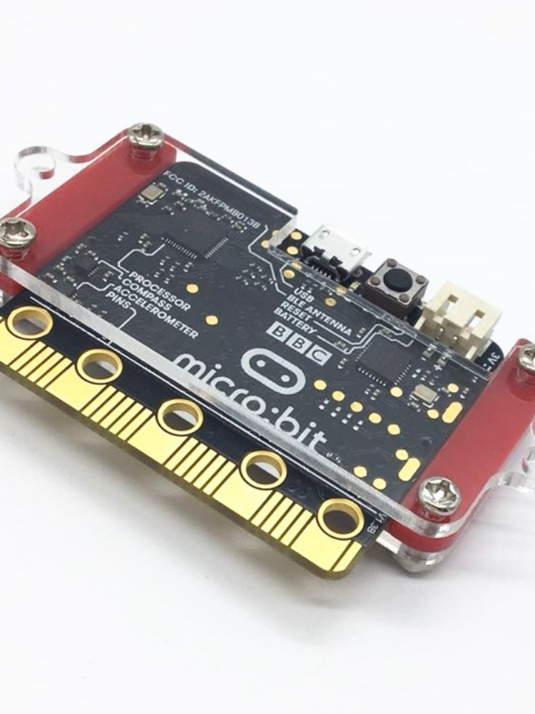 英国BBC Micro:bit开发板保护壳 亚克力透明外壳套件编程机器人
