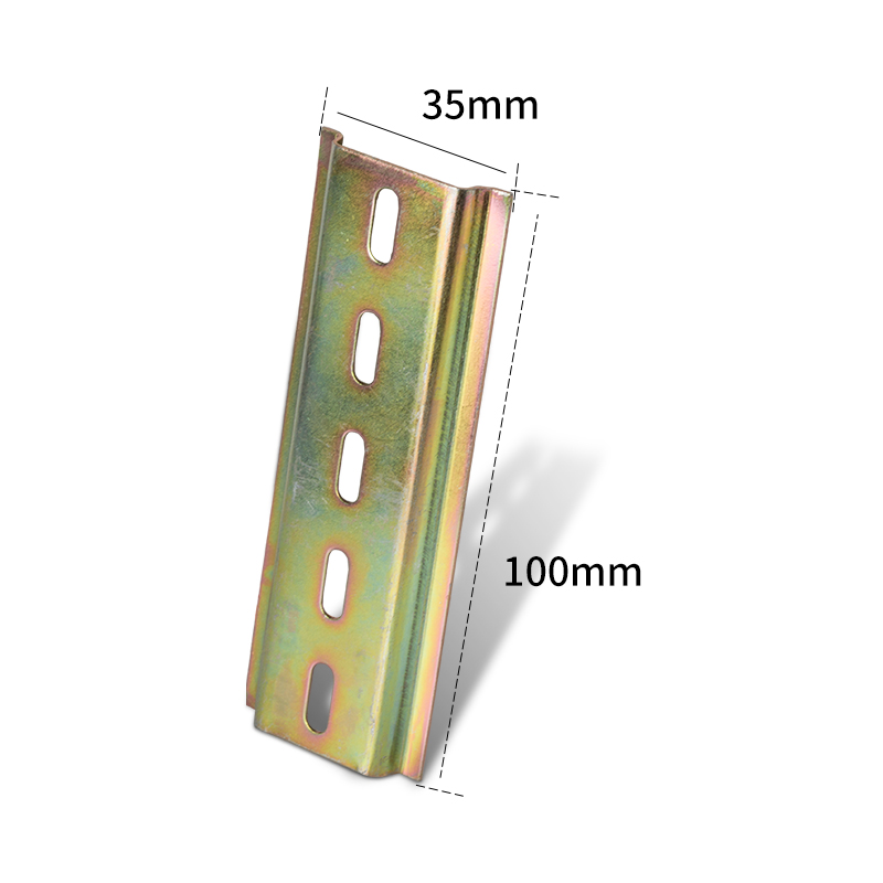 标准导轨C45安装卡轨断路器空开漏保继电器接触器通用1节轨道10CM