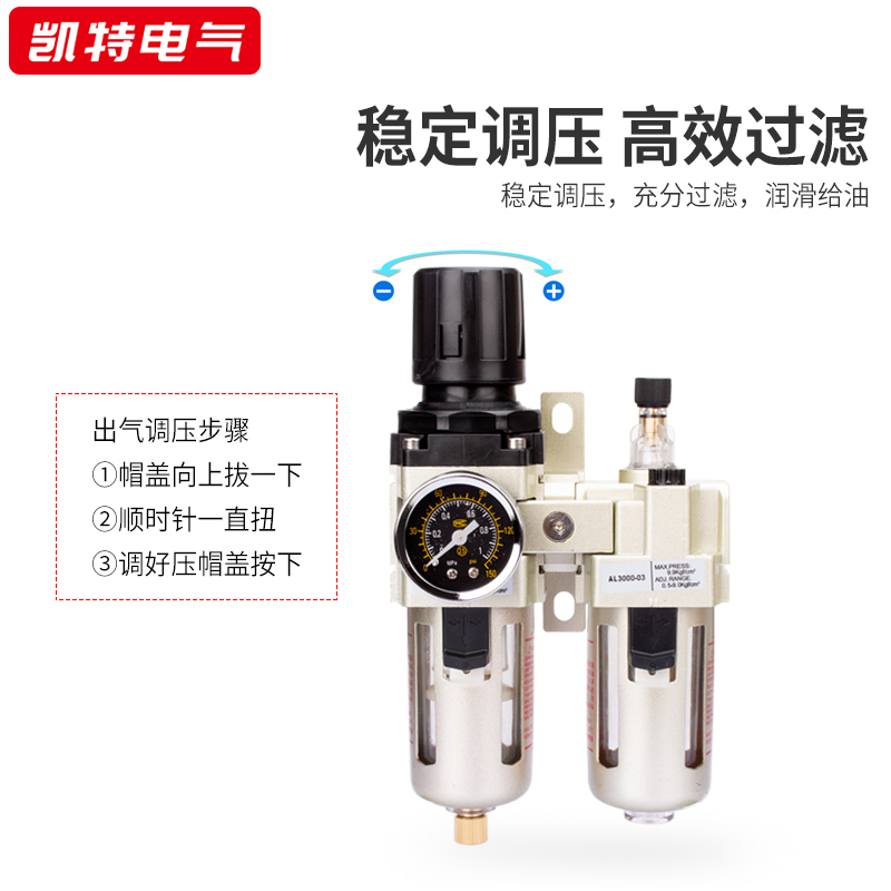 气动型源处理两联件过滤