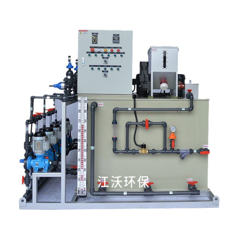 新款干粉投加三箱式加药装置PAC/PAM全自动加药一体化全自动包邮