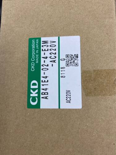 日本CKD防爆不锈钢电磁阀AB41E4-02-4-E3M全新原装真品当天发货