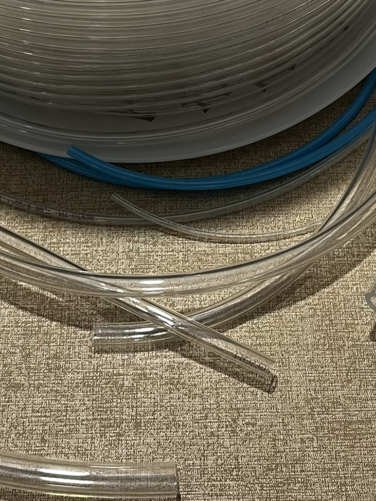 非标气管软透明蓝色红黑