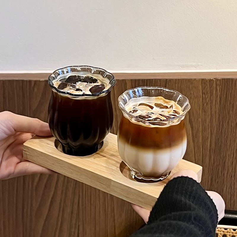 创意彩色耐热玻璃杯套装