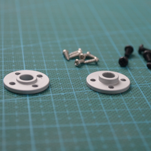 究其科技 25T伺服臂圆型盘金属角 适用于MG995 MG996  25T舵盘