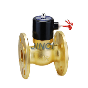 蒸汽电磁阀2L-350-40F 1寸半法兰连接 全铜材质 AC220v 金磁正品