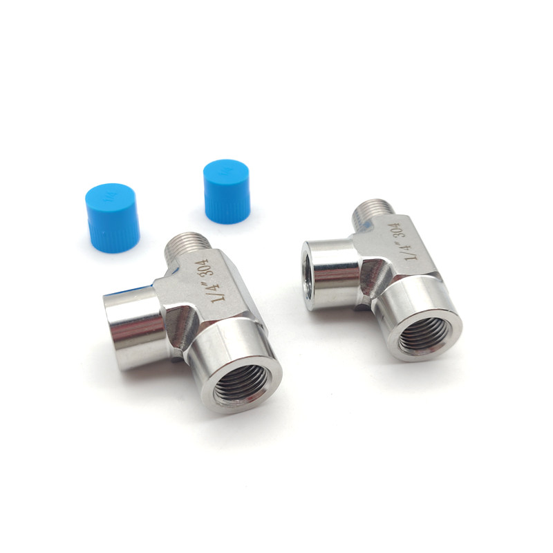 不锈钢内外三通分模锻高