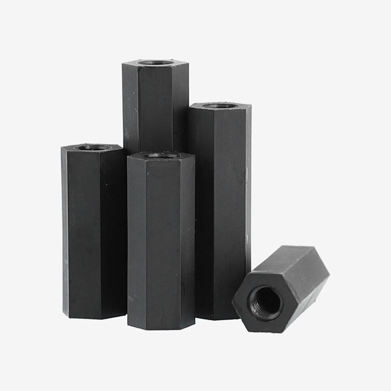 M2M2.5M3M4尼龙柱双通尼龙六角柱隔离柱塑料支撑柱PC板间隔螺柱