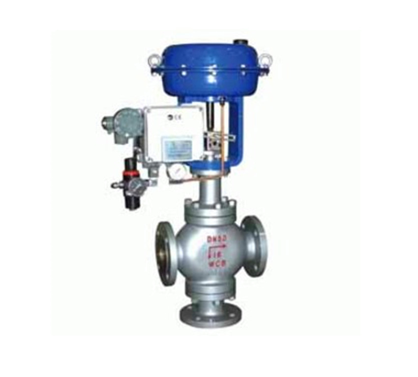 ZMAQ/X-16C 气动三通合通调节阀 气动薄膜三通调节阀DN20 32 40