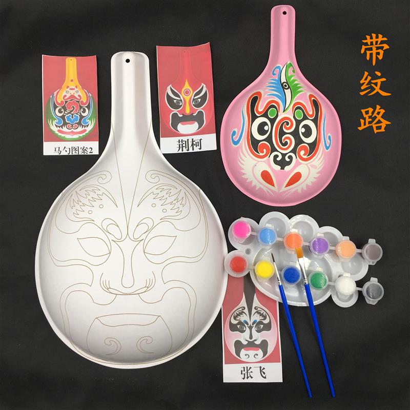 手工绘画马勺葫芦带纹路