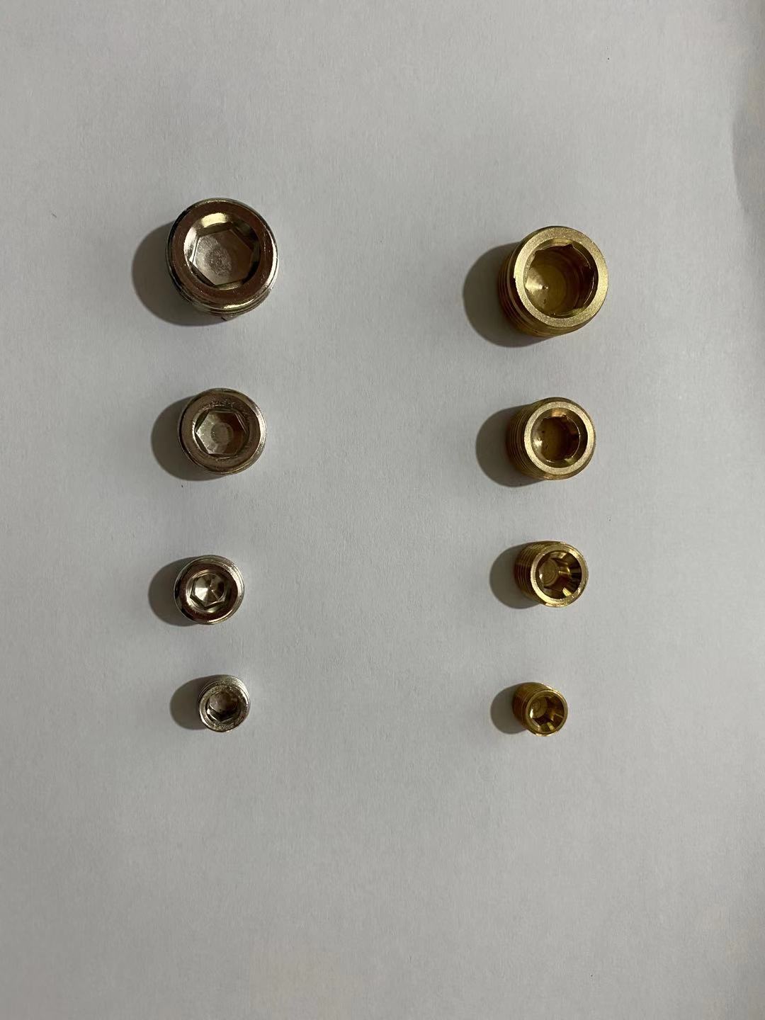 2分堵头 内六角堵头 外丝堵头 G1/4 铁堵头 材质：铁