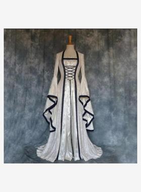 万圣节礼服中世纪文艺复古连衣裙女Restores ancient ways dress