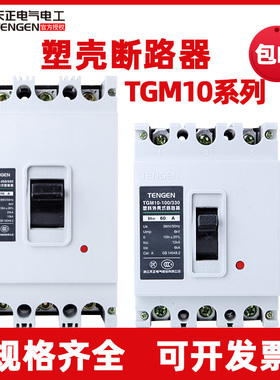 天正电气空气开关塑壳断路器TGM10 3P 100 250 600A三相380V