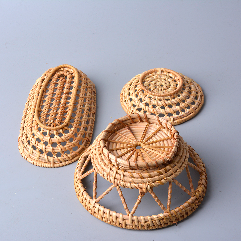 迷你越南藤编制品果盘家