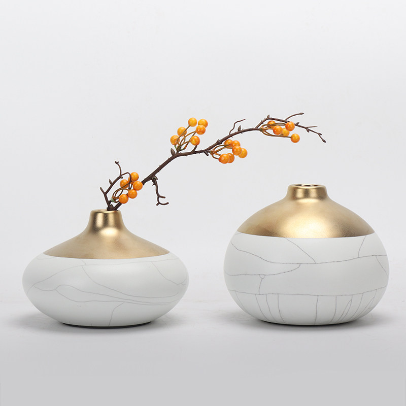 新中式软装饰品酒柜玄关展示柜瓷器陶瓷摆设简约现代酒店茶室摆件