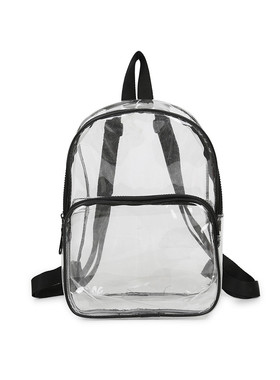 Fashion Women Backpack Transparent Versatile Studen