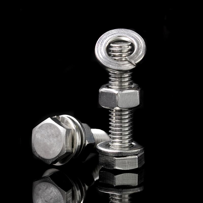 不锈钢外六角螺栓母平弹