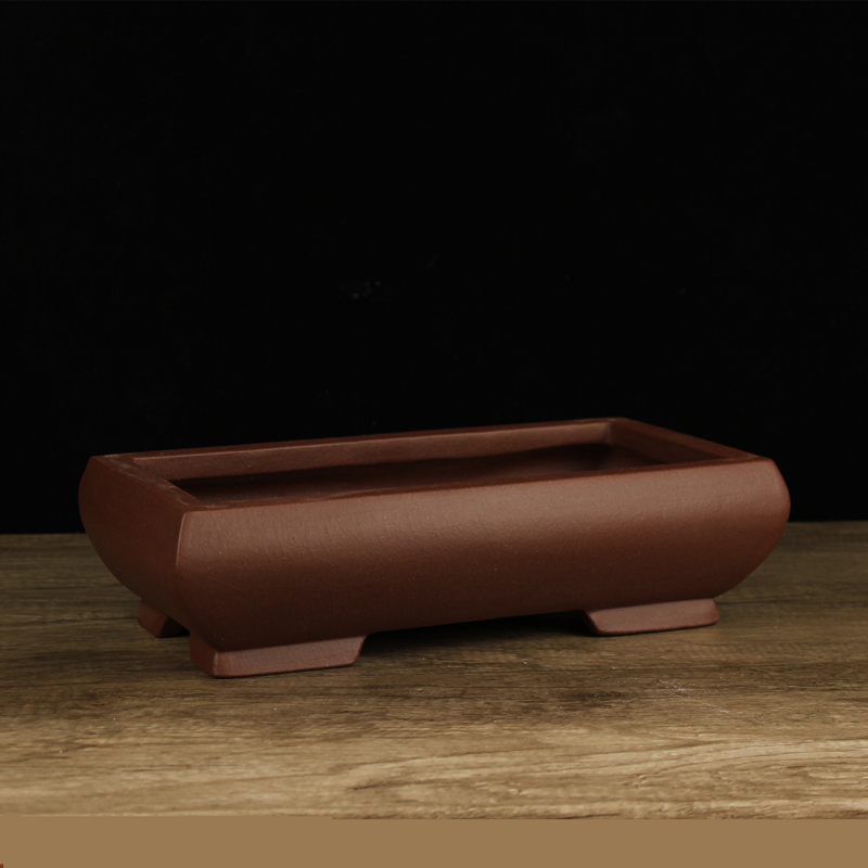 精品长方形马槽涡口紫砂