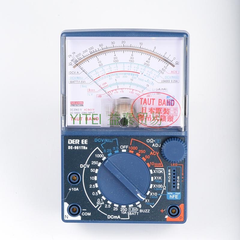 台湾得益DE-961TRN  指针式万用表 日本进口游丝