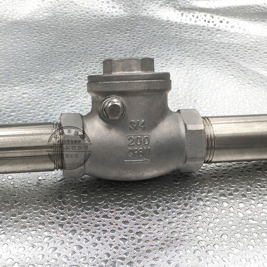 不锈钢内螺纹丝扣止回阀