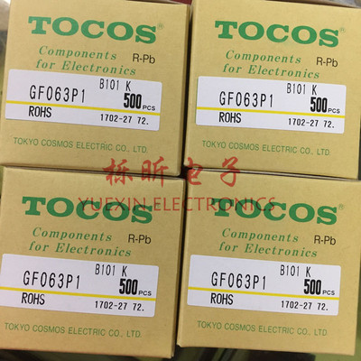 TOCOS精密可调电阻 GF063P1 B101K 原装进口单圈精密可调电位器