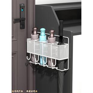 雨伞收纳架家用门口放伞置物架挂雨具的架子壁挂伞勾门外遮雨挂钩