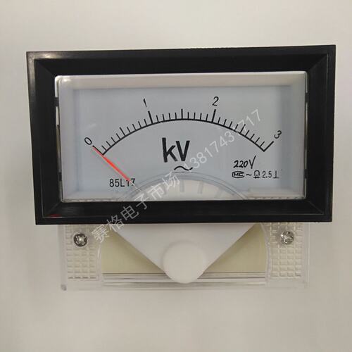 定制 85L17-3KV/220V  交流KV表 6KV/220V 10KV 15KV交流KV表电压