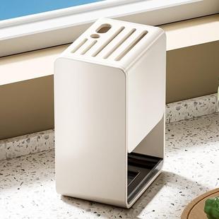 德国厨房刀架置物架台面放菜刀架壁挂多功能筷子刀具