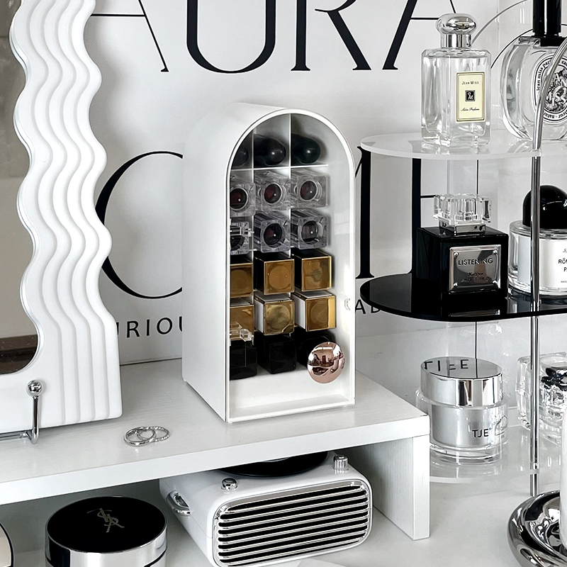 口红收纳盒防尘桌面装化