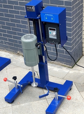 齐威FS-400D实验室电动升降小样砂磨分散数显变频小型分散机厂家