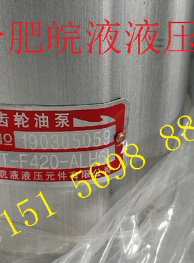 CBT-F412.5-ALH6L合肥皖液齿轮油泵CBT-F423-A1LH4AFP液压齿轮泵