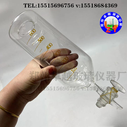 玻璃涡轮口ET3200C1000ml 600ml 液一液射流萃取器萃取瓶刻度漏斗