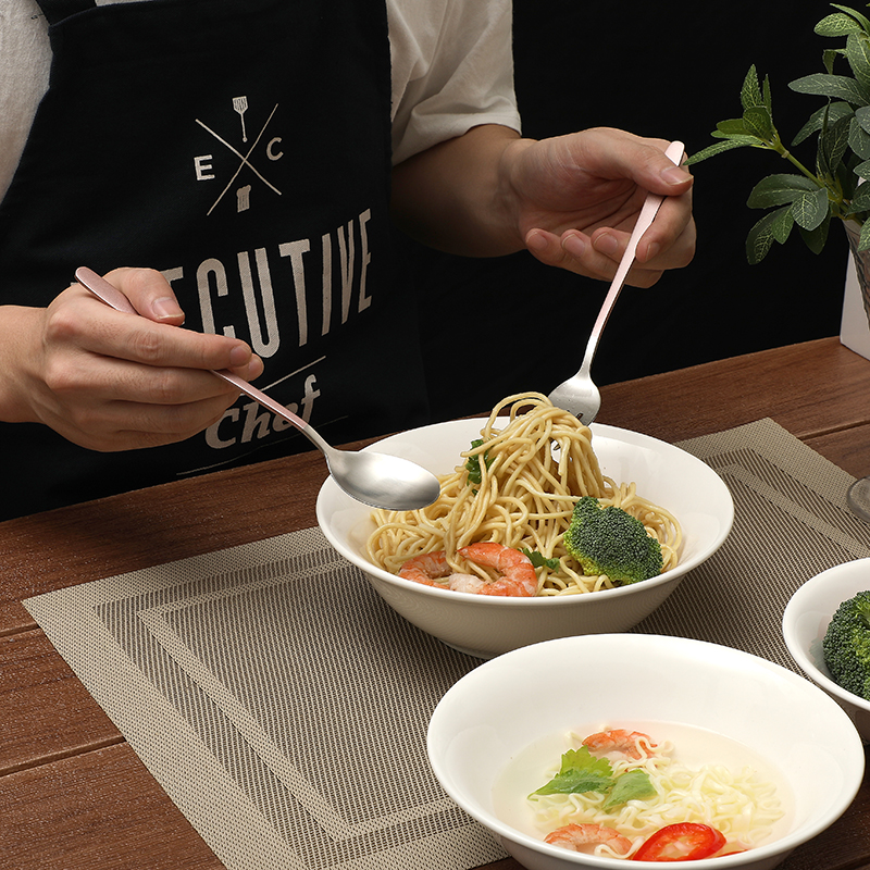 早餐店面馆陶瓷碗加厚耐用易清洗