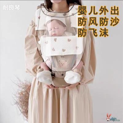 婴幼儿外出防护面罩防飞沫防风尘全脸透明出门遮脸宝宝外出脸罩