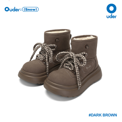 Ouder雪地靴女厚底增高