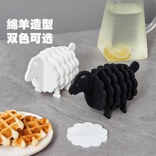 日本餐桌隔热垫防烫家用桌面耐高温加厚防滑菜汤锅垫子茶杯垫套装