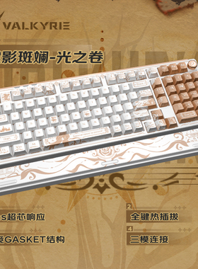 瓦尔基里(VALKYRIE) VK99 Pro 键影斑斓 客制化机械键盘 三模链接