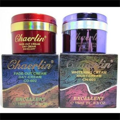 台湾原装正品查尔琳chaerlin日霜晚霜美白祛斑霜套装早晚霜化妆品