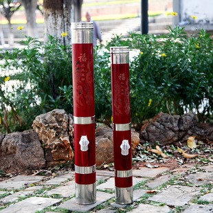 云南水烟筒雕龙凤水烟袋塑胶工艺水烟桶大中小号烟斗烟锅烟具烟丝