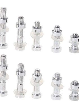 10Pcs M2.5 Screws Bolt Nut Washers Set Turntable Headshell