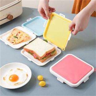 Portable Sandwich Bread Storage Box Office Worker Student