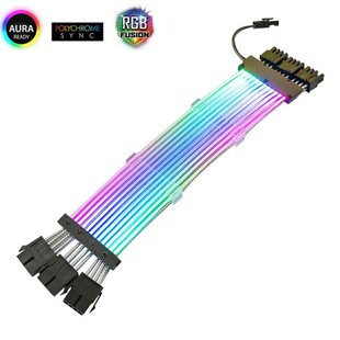 GPU Extension Cable 3X8Pin 5V ARGB Extension Cord RGB Cable