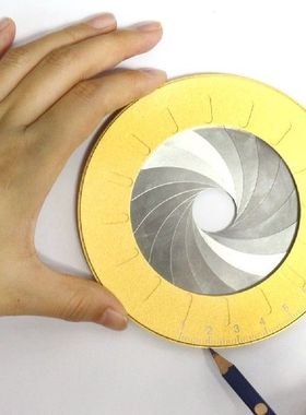 Round Stainless Steel Compas Circle Drawing Rule Measuring