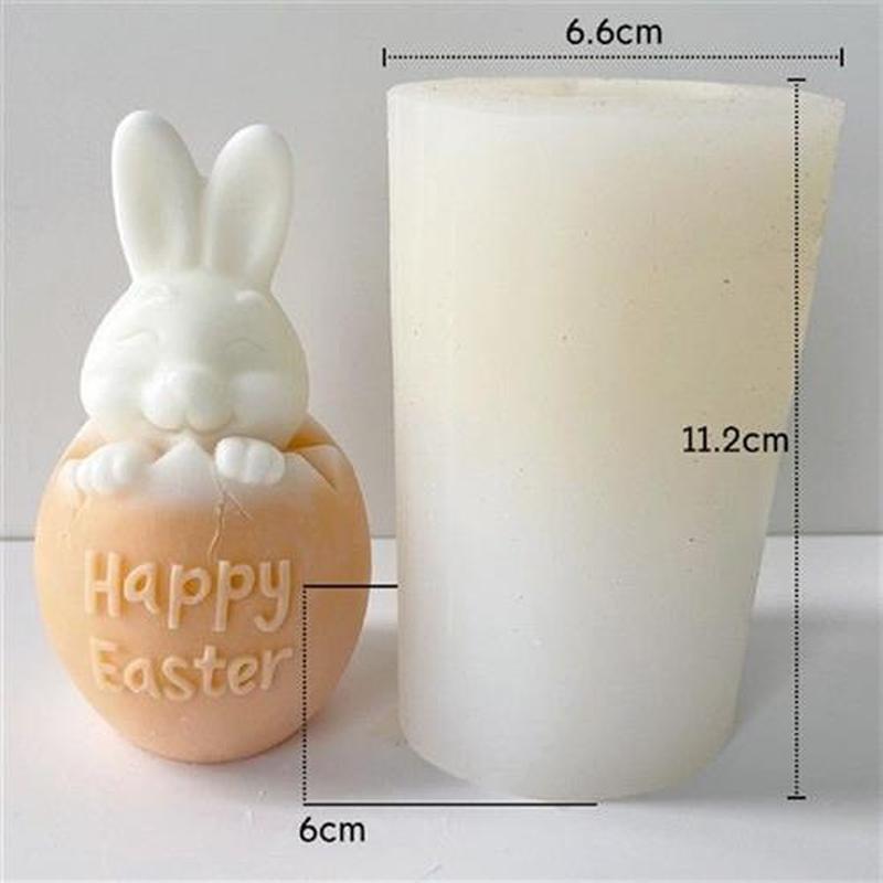 Easter Hatchling Bunny Silicone Candle Mold Rabbit Animal